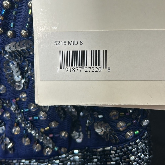 Mac Duggal 5215 NWT V-NECK EMBELLISHED TULLE GOWN - Picture 7 of 10